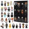Halloween Adventskalender 2026, 24-Tage Countdown-Box, Gruselige Feiertags-Mitgebsel für Kinder Erwachsene, Horror-Themenkalender