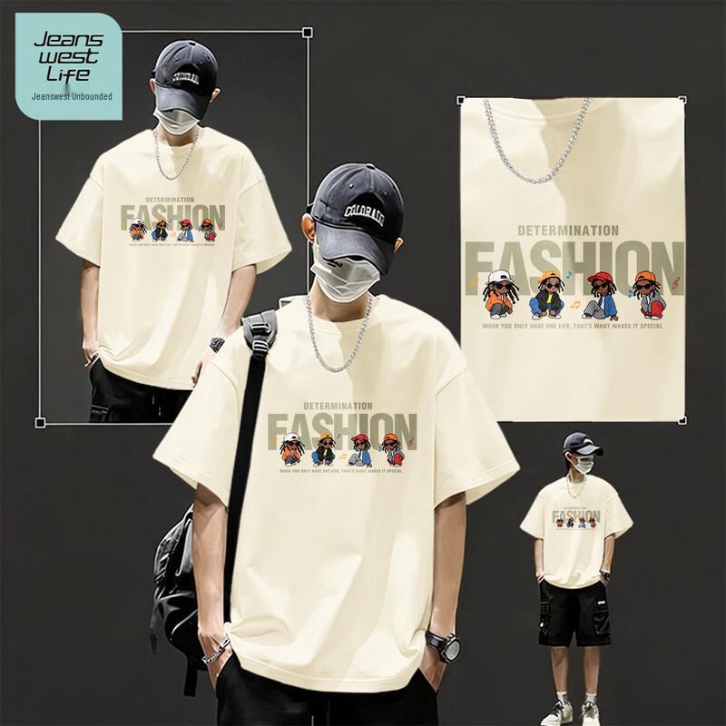 JEANSWEST LIFE Men s Casual Cotton Graphic Tee XL