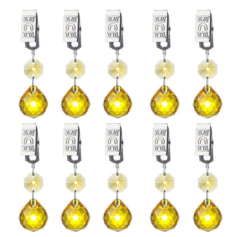 

10PC Tablecloth Clips Home Decor Metal Living Room Hanging Accessories Restaurant Weighted Clip Party Multiple Options Available 10PC золотой