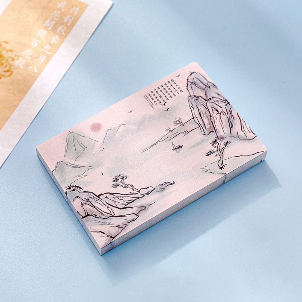 5 pcs/bag Write Smoothly Chinese Traditional Poetry Memo Pad Non-Sticky Note Pad  Graduation Season