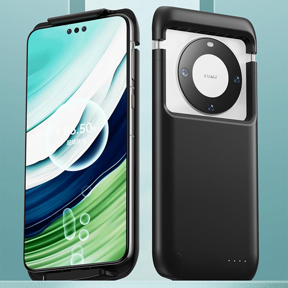 

X12 10000mAh Type-C Plug Extended Battery Power Bank Phone Back Charging Case A