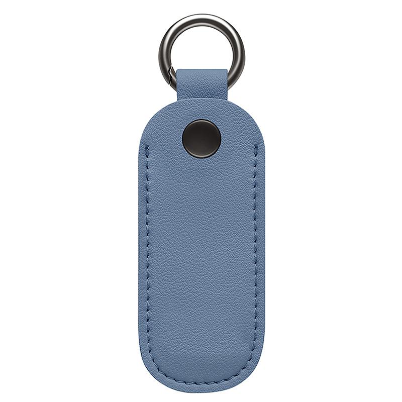 Leather U Disk Pouch Key Ring Holder Usb Flash Drive Storage Bag Pendrive Protective Cover Memory Stick Case