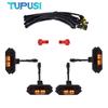 Amber White for Ford Ranger Wildtrack T9 2023 2024 2025 Car Front Grille LED Light Modified Vehicle Daytime Running Lamp