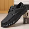 Men's Shoes 2025 Spring New Cowhide Low-top Soft-soled Casual Middle-aged Leather Shoes Men 2025