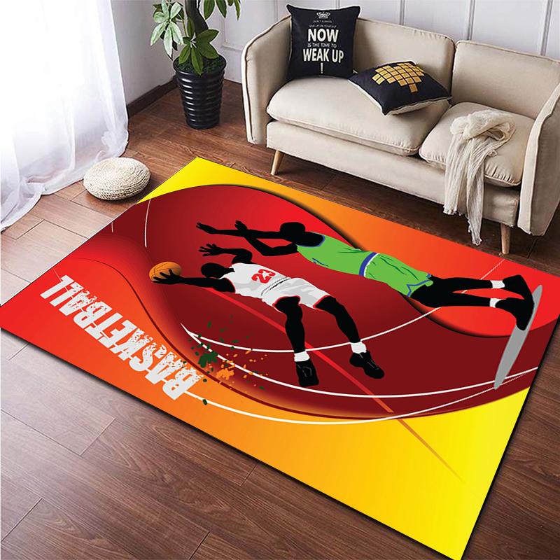Basketball HD Printed Area Large Rug ,Carpet for Living Room Bedroom Sofa Decoration Non-slip Floor Mats Dropshipping Alfombras