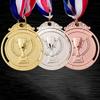 1Pcs 2" Gold Silver Bronze Award Medal Zinc Alloy Round Winner Medals With Neck Ribbon 1St 2Nd 3Rd Prizes Winner Prize Present