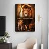 Animal Motivation Poster Panther Lion Motivational Canvas Posters Prints Canvas Painting Focus Conquer Fearless Mural Wall Decor