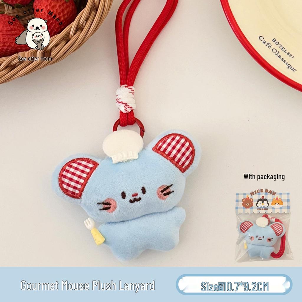 Tengyi Cute Mouse Doll Lanyard: Backpack Charm & Gift