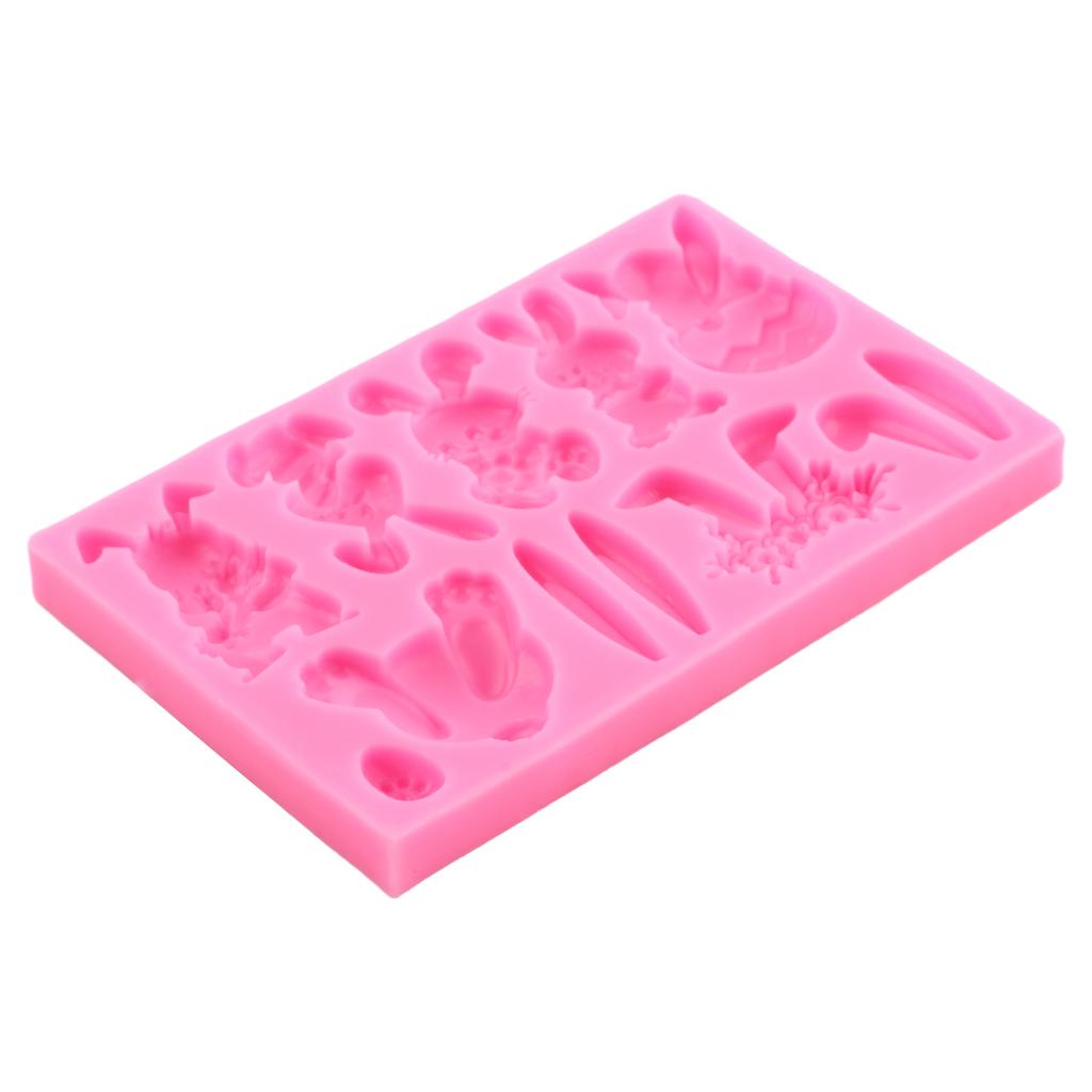 Velikonoční králík Mrkev Silikonové formy Bunny Fondant Forma na čokoládu Pomůcky na zdobení dortů Formy na mýdlo z polymerové hmoty Pryskyřice