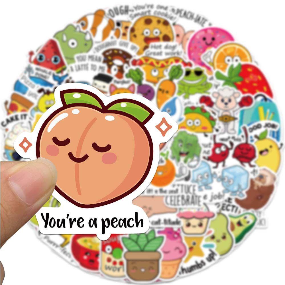Animals Pattern Motivational Sticker Kids Toy Decals Hand Account Decoration Reward Stickers