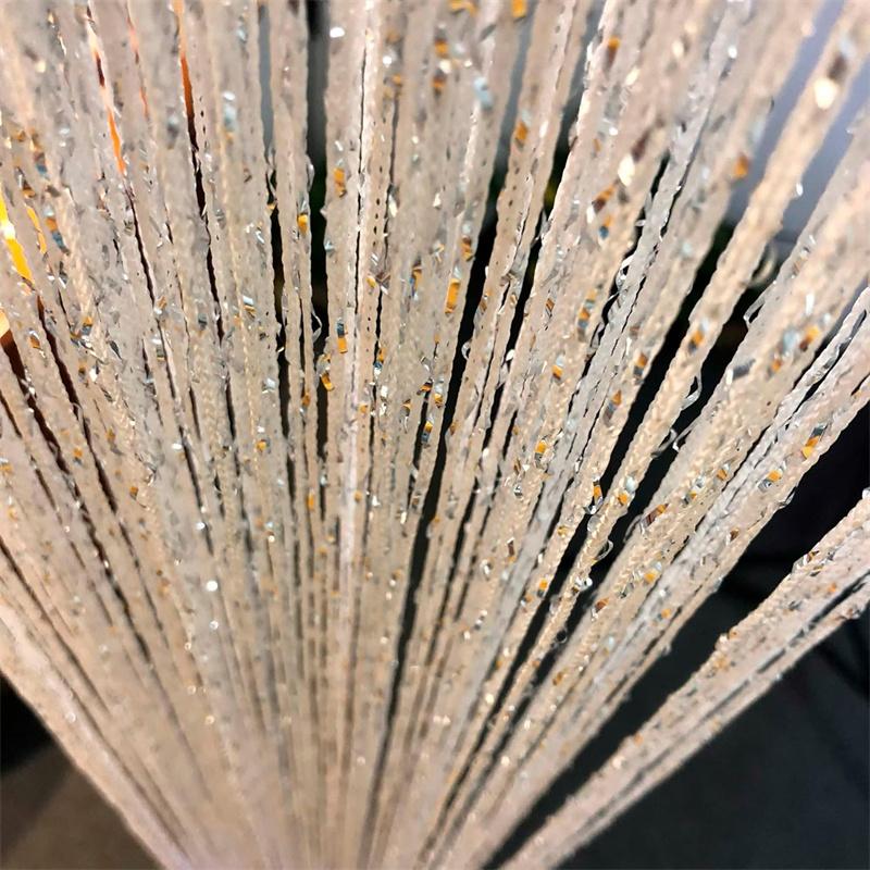 4pcs String Curtains for Doorways Glitter Beaded Curtains Door Sparkle Beads Curtain Open Closet Laundry Hanging Glisten Beads Window Girls