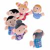 Girls Toys Cartoon Doll Kids Gifts Family Finger Puppets Set Finger Doll Plush Toys Hand Puppet