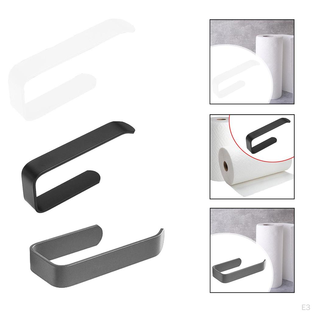 Paper Towel Holder under Cabinet Kitchen Roll Cling Film for Bathroom