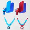Fishing Pedestals Rod Bracket Head 8mm Thread Fishing Rod Support Stand Head Aluminum Rod Holder Head V-Shaped