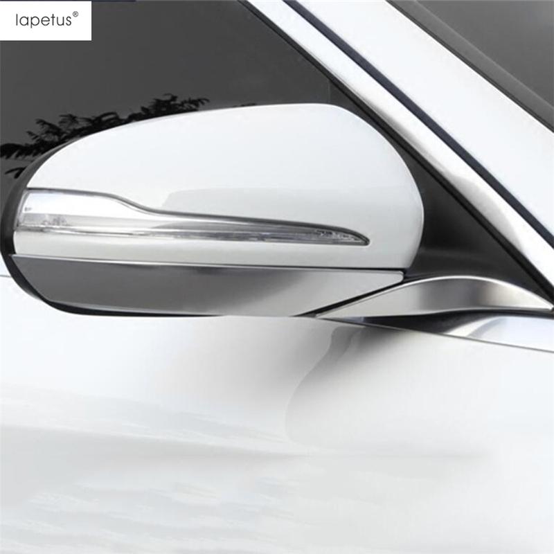 Side Rearview Mirror Strip Cover Trim For Mercedes Benz C CLASS W205 Sedan 2014 -  Stainless Steel Accessories Exterior Kit