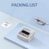 2-in-1 Automatic Digital Thermometer Non-Contact Infrared Temperature Measurement + Time Display