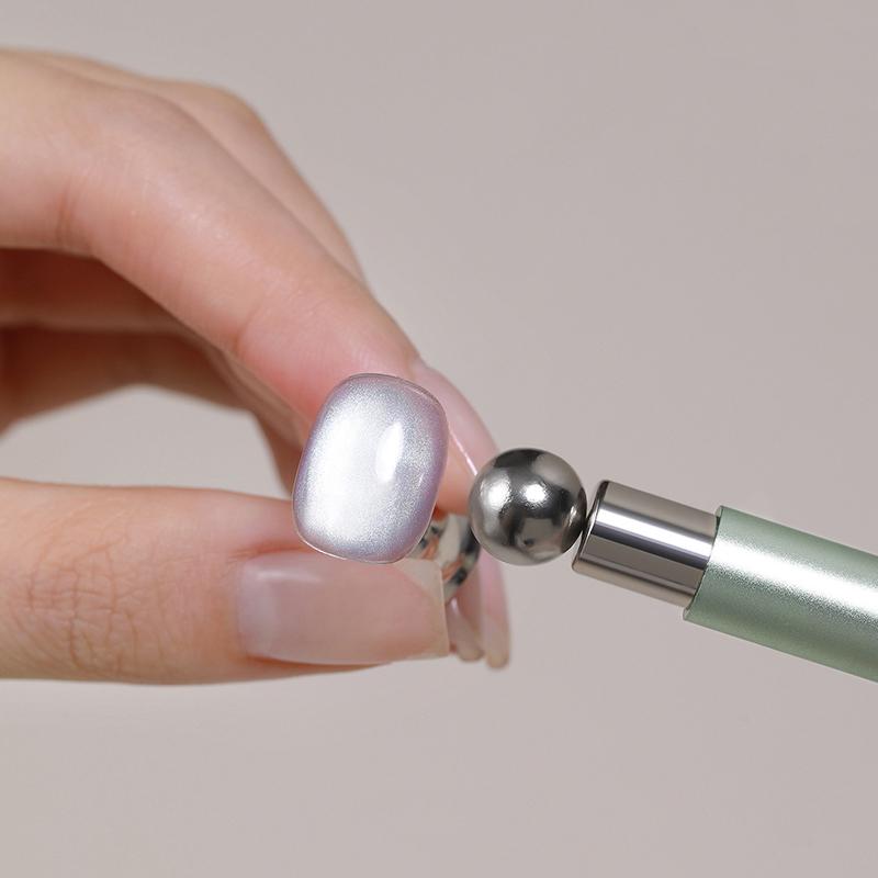 Strong Magnetic Long Double Head Nail Magnet Tool Pens Magnetic Cat Eye Gel Polish Nail Art Kit For Diy Salon Studio Or Home Use