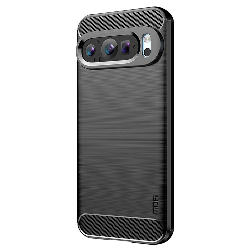 MOFI JK TPU Series-1 For Google Pixel 9 TPU Case Slim Phone Cover Carbon Fiber Texture