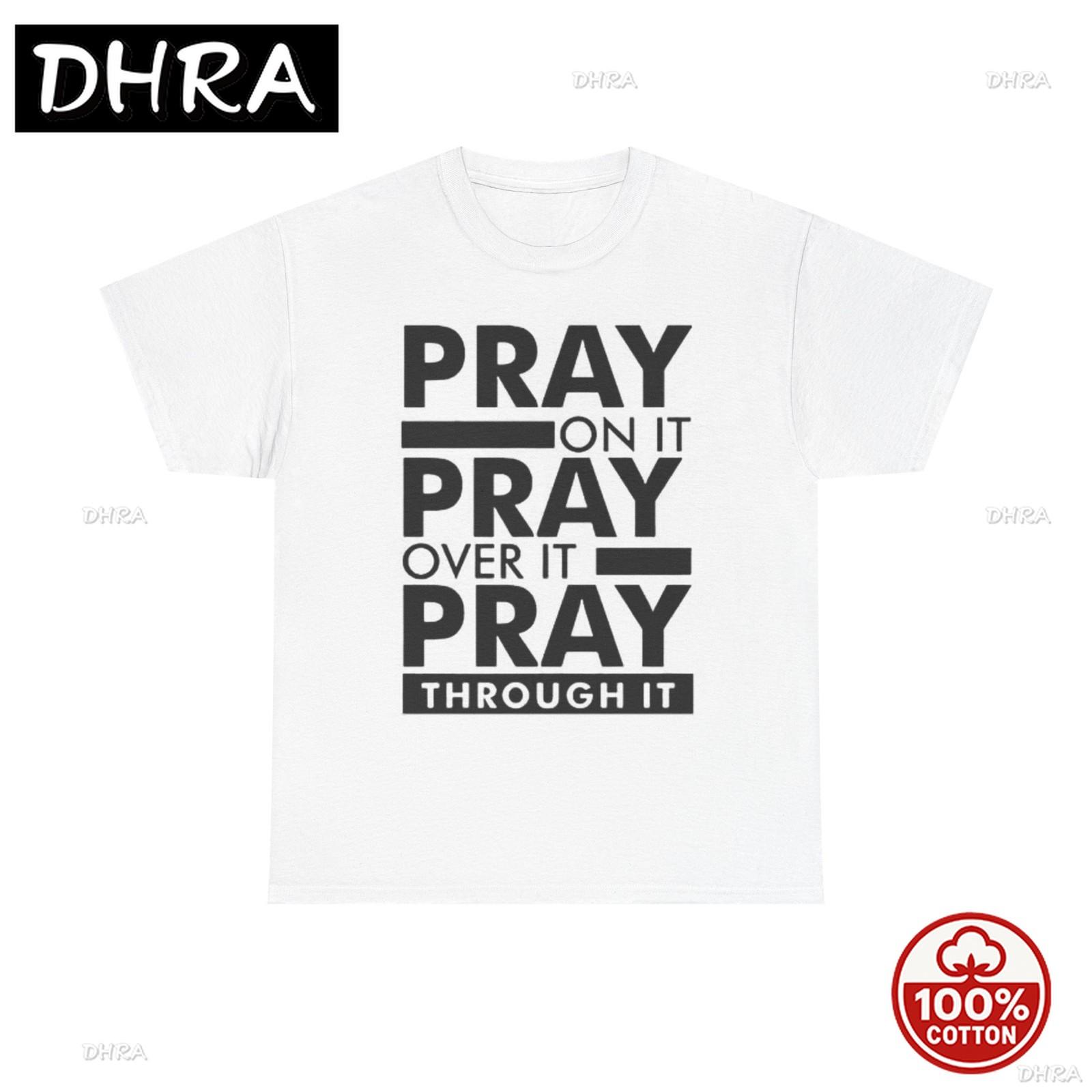 

Pray on It Graphic T Shirt Adult NEW Unisex Heavy Cotton Tee Print Short Sleeve Tee Trendy Shirt Y2K Chill Breathable Classic S