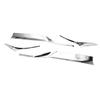 1Set Chrome Rear Tail Light Cover Trim Taillamp Lid Eyelid Eyebrow Molding Strip Silver For Honda HRV HR-V Vezel --M53K