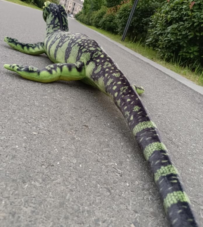 [dokidoki] Lizard Cushion Plush Body Pillow Sleeping Pillow Lizard Animal Interior Reptile Amphibian Tokage Dinosaur Pet Green