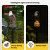 Solar Powered Parrot Garden Light: Waterproof Resin Ornament For Nighttime Holiday Decorations Home Decor Supplies