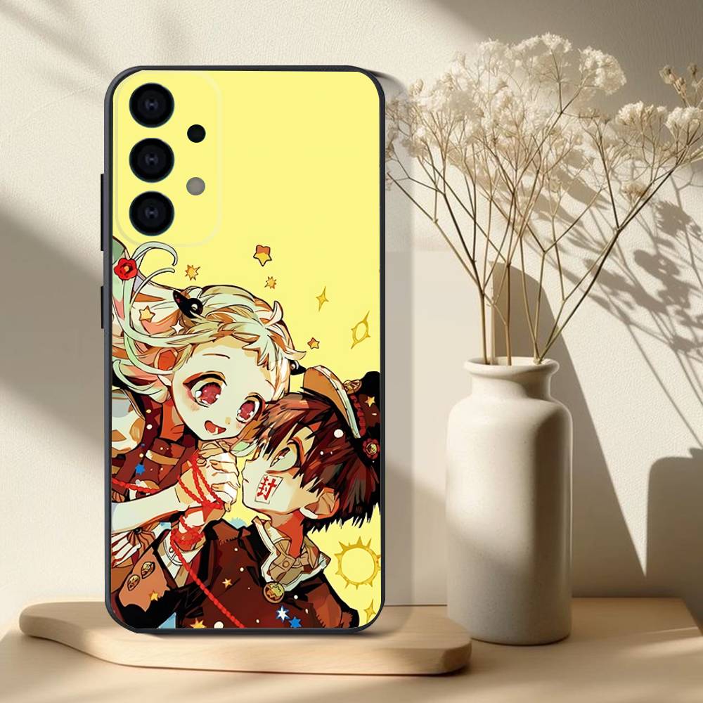 Toilet-Bound Hanako-kun Phone Case For Samsung S 25,24,23,22,30,21,10,9,Ultra,Plus,Lite,FE,4,5G Black Soft Case