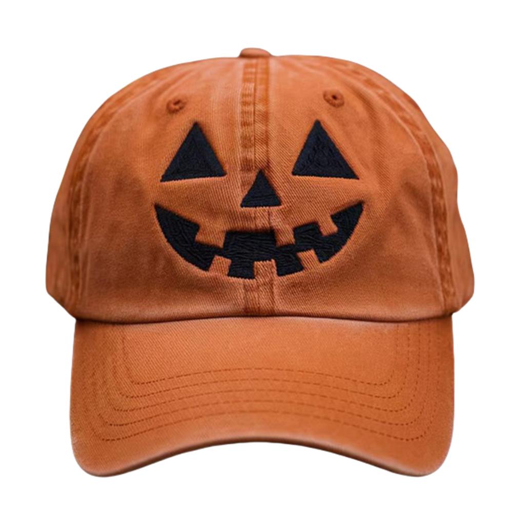 Halloween Hat Baseball Cap Embroidery Halloween Sun Hat Unisex Baseball Hat for Men and Women