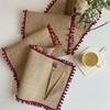 American Style Burlap Table Runner - Jute Woven, Perfect for Weddings and Holidays