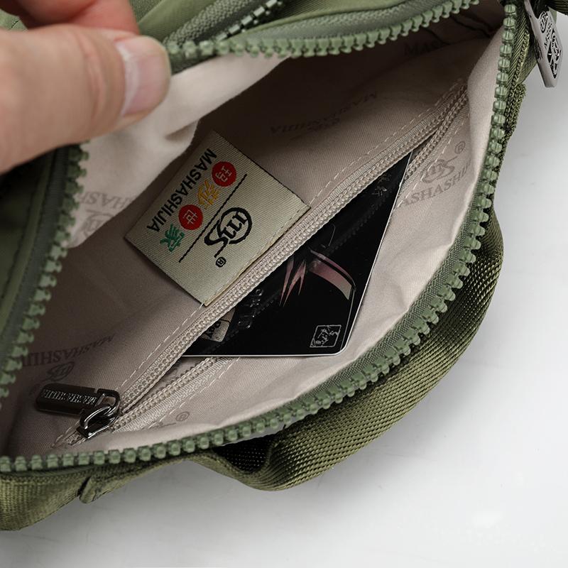 Cylinder Women's Bag Solid Color Nylon Bag Mobile Phone Bag Shoulder Crossbody Bag