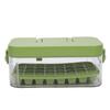 24 Cell Silicone Ice Cube Tray with Lid and Ice Scoop Food Grade Easy Release Flexible Ice Cube Mold for Freezer