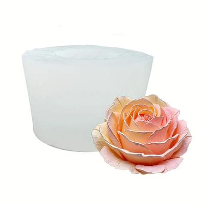 Gießharz Silikonform - Florales Rosen-Design Schmuck- und Seifenherstellungswerkzeug, Hochwertiges flexibles Silikon geeignet für DIY-Bastelarbeiten, Zuhause D