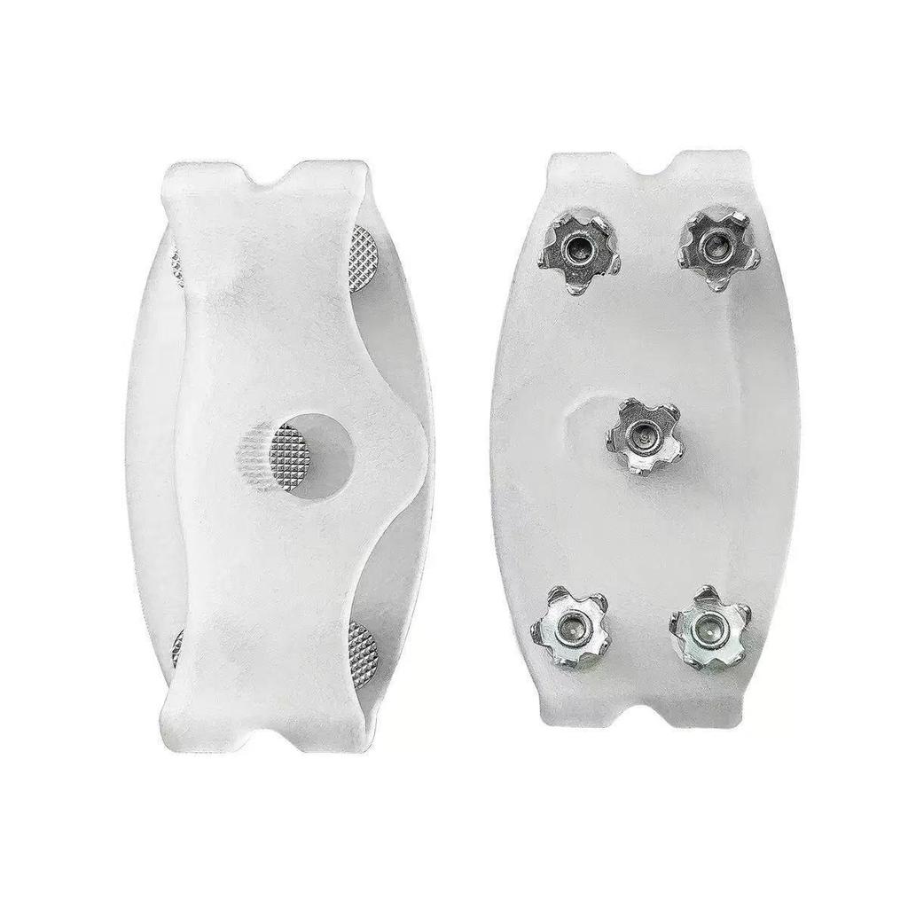 Przezroczyste nakładki na buty z 5 kolcami antypoślizgowymi do wspinaczki po lodzie i śniegu