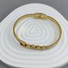 New Love Zircon Gold-plated Stainless Steel Bracelet 18K, High Quality Waterproof Couple Bracelet, Wife Gift