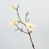 Real Touch Artificial Magnolia Flower Realistic Faux Magnolia Branch  Home Living Room Decor