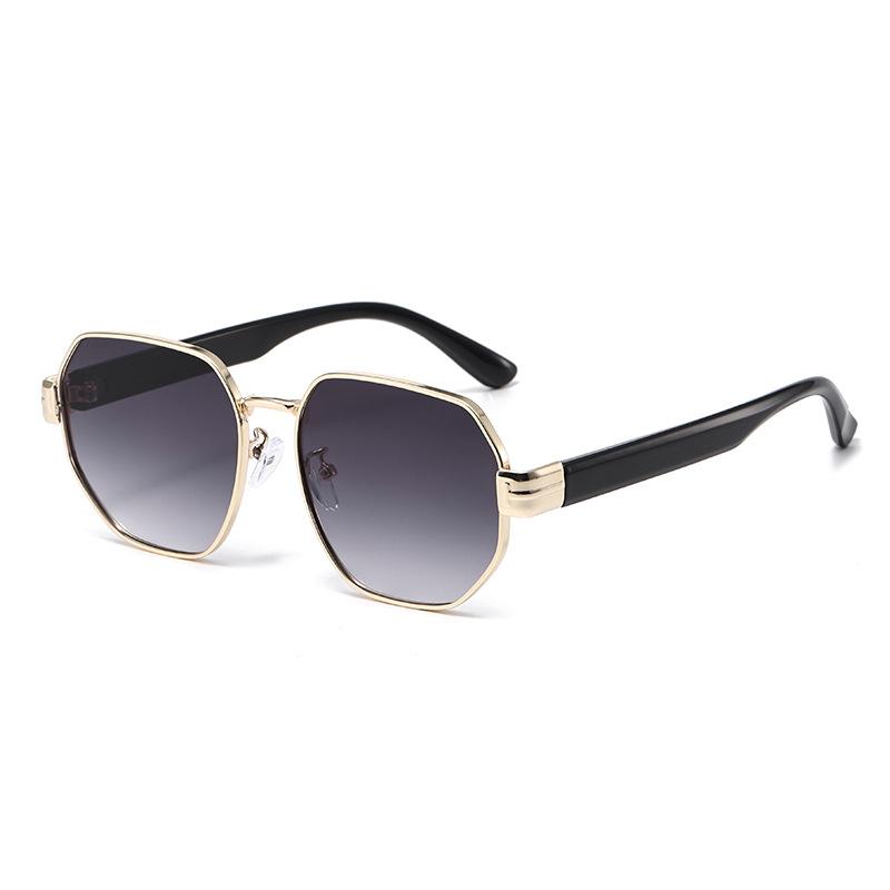 Xiaomi 2025 New Fashionable Edge Cutting Sunglasses For Women Outdoor Sunglasses Polygonal Metal Sunglasses 2543