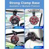 Summer Car Cooling Clamp Fan 2000mAh USB Rechargeable Fan Burshless Cooler 900° Rotatable Portable Cooling Tool Car Electronic