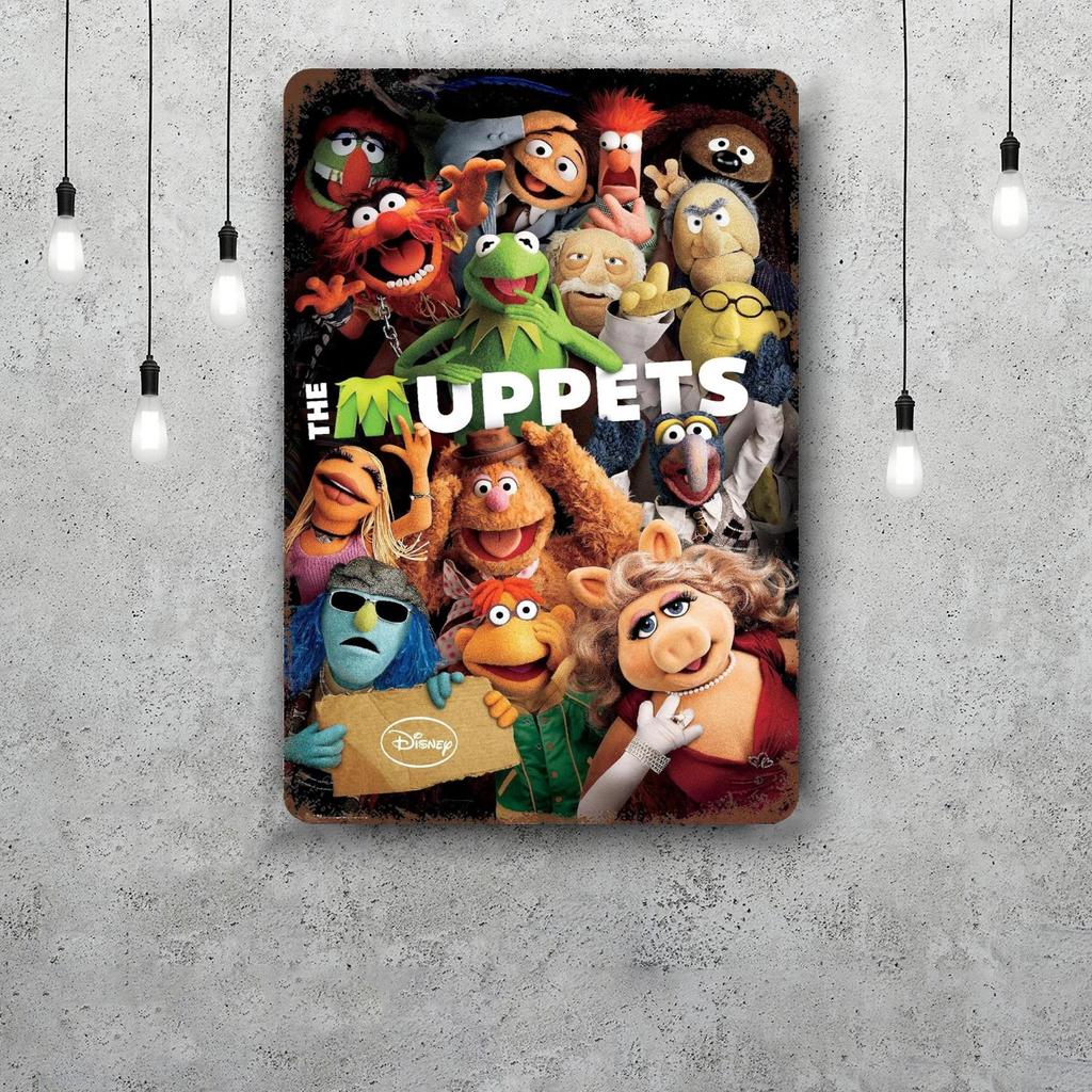 MINISO The Muppet Christmas Carol Funny Bar Metal Sign, Retro Plaque, Vintage Sign, Alcohol Drinker, Pub,Kitchen Wall Decoration