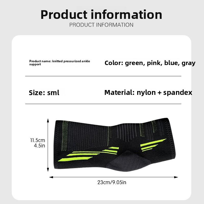 Sports Ankle Protection Knitted Pressurized Ankle Protection Cover Basketball Football Badminton Mountaineering Fitness Ankle Wrist Protection New