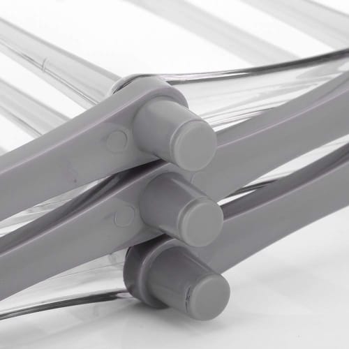 Urhomy Cup Holder, Cup Stand, Foldable, Retractable Cup Drying Rack, Bottle Drying Rack, Cup Drainer, Glass Stand for Drinking Glasses and Sports Bott