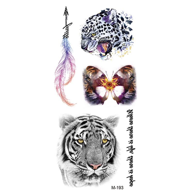 Customize Wolf Dragon Spider Scorpion Animal Temporary Tattoo Designs for Man