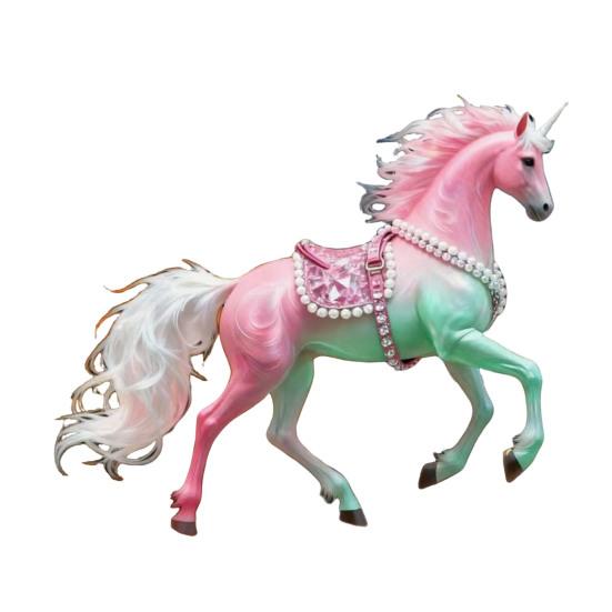 Pferd Anhänger Acryl 2D Realistische Pferd Ornament mit Aufhängeschlaufe Auto Innendekoration Weihnachtsbaum Hängeanhänger