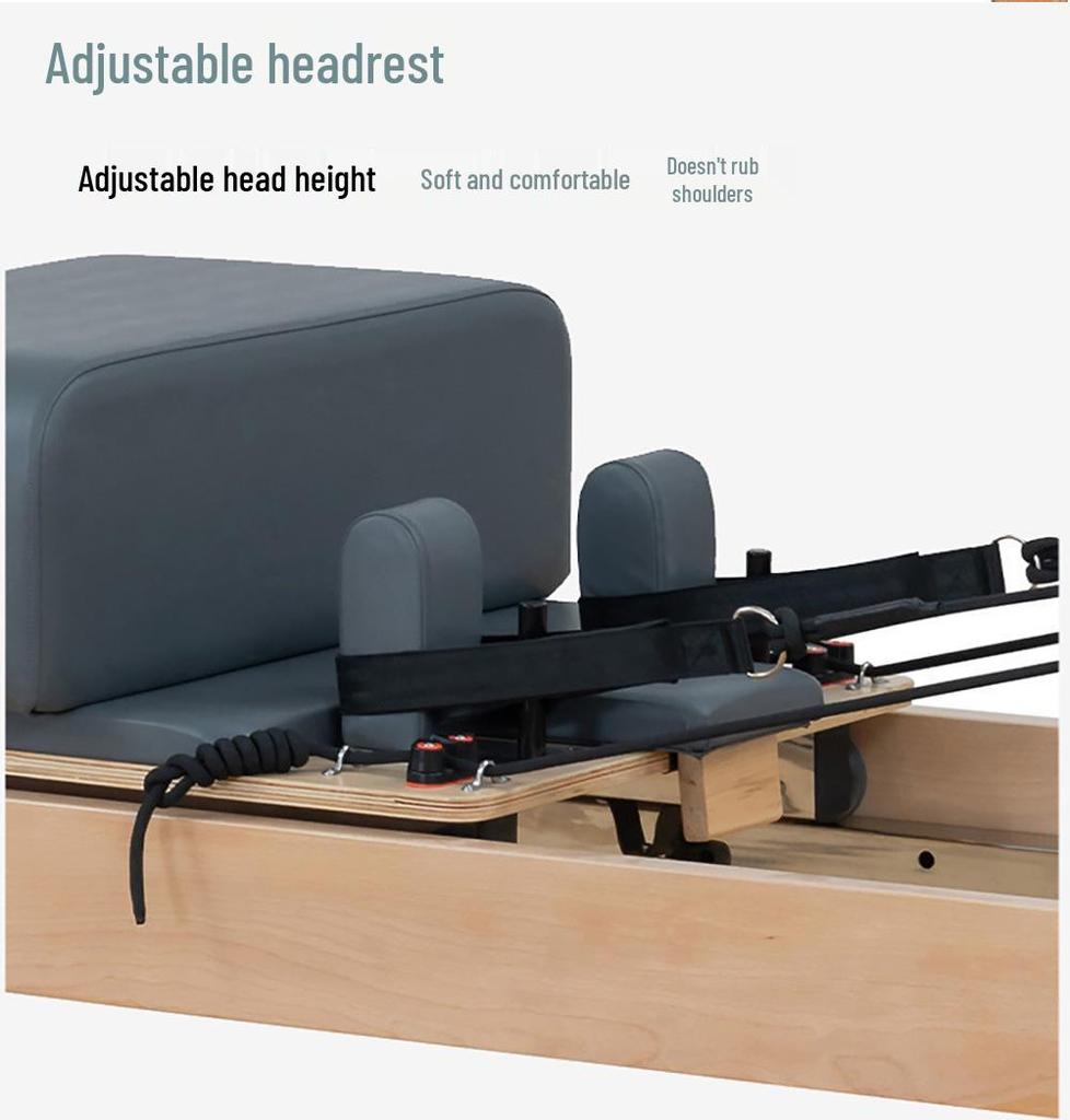FAMANDA Pilates 3-in-1 Solid Wood Core Bed - Multifunctional Fitness Equipment for Home and Commercial Use
