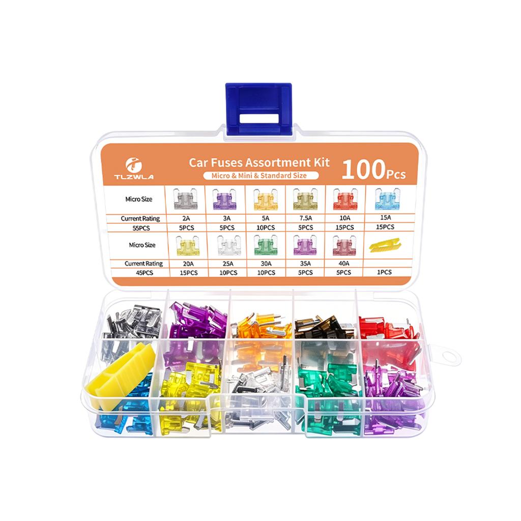 300/180/100 buc 32V Kit Asortiment Siguranțe Auto Tip Lamelă Auto Camion Automotive Standard Mini Siguranță Mixtă Siguranță Circuit Motocicletă Cu Cutie