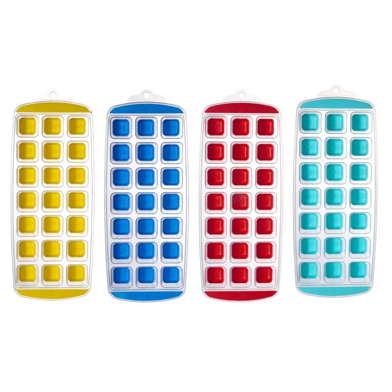 21 Grid Ice Cube Tray Silicone Mold Square Ice Cube Tray Mold Ice Cube Maker Non-toxic Durable Bar Pub Wine Ice Blocks Maker