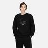 Evisu AW23 Seagull Letter Logo Patch Round Neck Pullover Regular Fit Sweatshirt Men sweatshirt Black 2EAGNM3SW5051XXFL