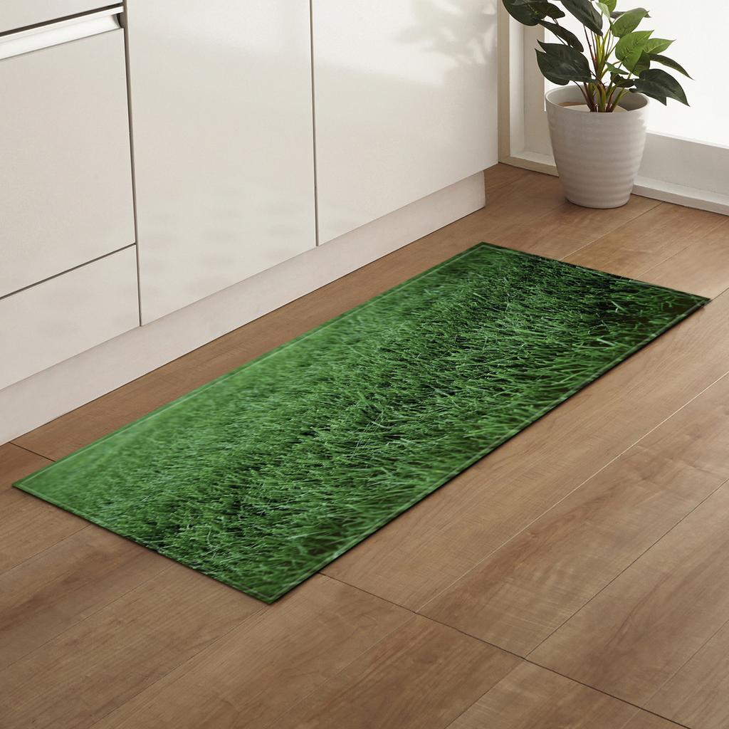 Fresh Absorbent Non-Slip Door Mat Toilet Kitchen Floor Mat Bedroom Living Room Carpet