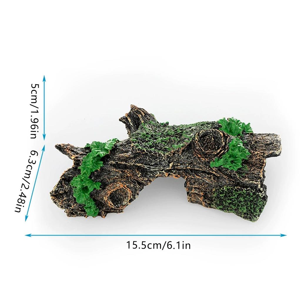 Aquarium Driftwood Tree Root Hideout for Fish & Shrimp, Natural Durable & Corrosion Resistant, Suitable for Freshwater & Saltwater Tanks