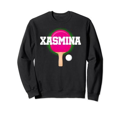 Xasmina Name Girl Table Tennis Ping Pong Game Racket Sports Trainer