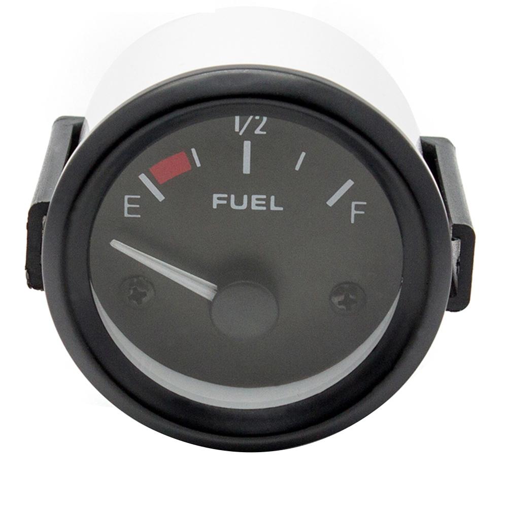 WO-Car Modification trument Fuel Gauge 0-90Ohms 12V/24V Oil Tank Level 52Mm Universal Car Marine NONE чёрный